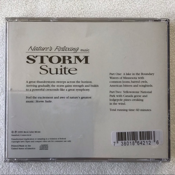 ⛈⚡️The Music of Nature’s Storms NWT CD - Picture 2 of 3